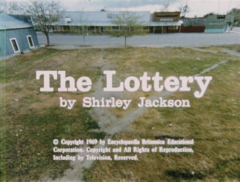 the lottery 1996|the lottery movie 1969.